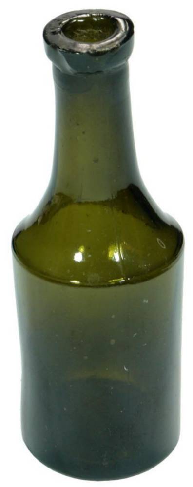 Black Glass Bottle