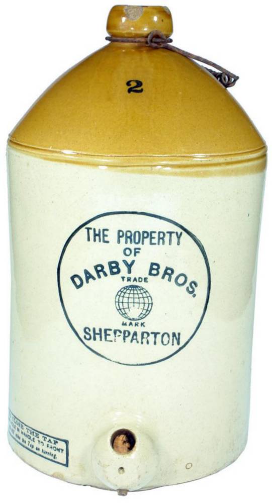 Darby Bros Shepparton Globe Stoneware Demijohn