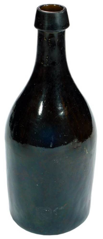 Machen Liverpool Black Glass Beer Bottle