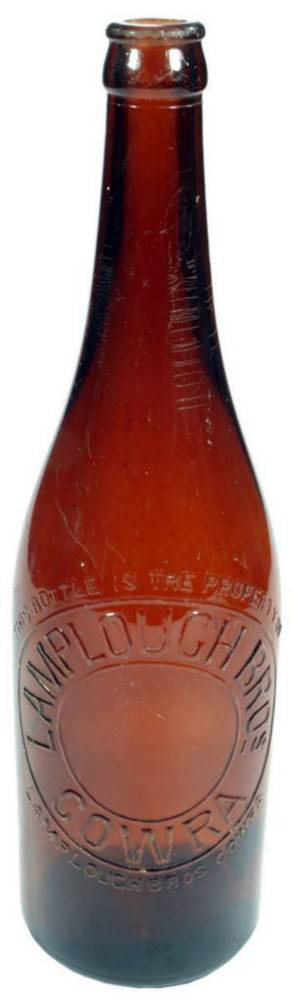 Lamplough Bros Cowra Crown Seal Beer Bottle