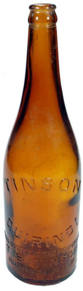 Tinson Quirindi Crown Seal Beer Bottle