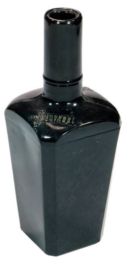 Javol Arrow Black Glass Cosmetics Bottle