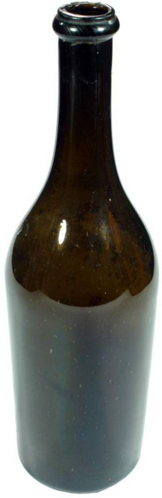 Absinthe Black Glass Old Bottle