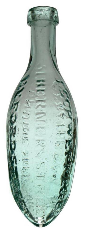 Schweppe Berners Oxford Aerated Waters Bottle