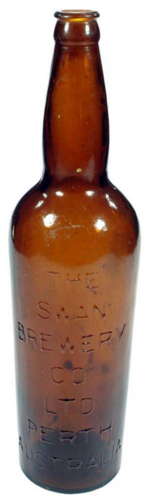 Swan Brewery Perth Crown Seal Beer Bottle