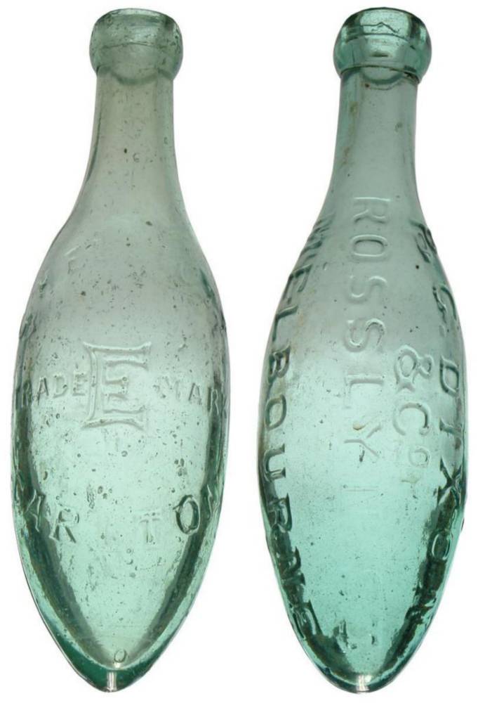 Pair Melbourne Torpedo Bottles