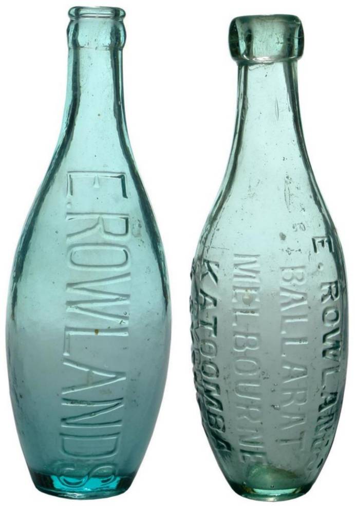 Pair Rowlands Aerated Water Bottles