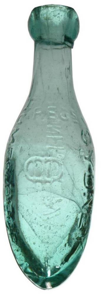 Hume Pegrum Sydney Torpedo Soda Bottle