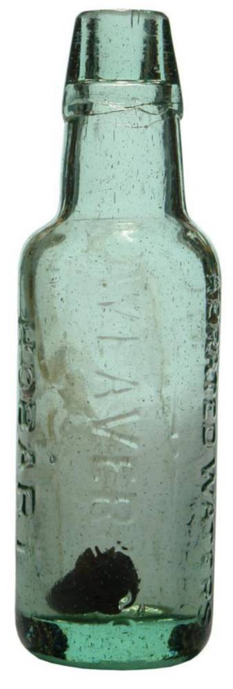 Weaver Hobart Lamont Patent Bottle