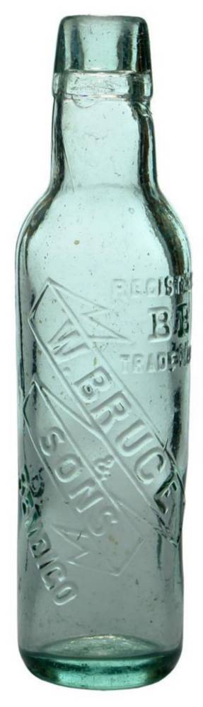 Bruce Bendigo Lamont Patent Bottle