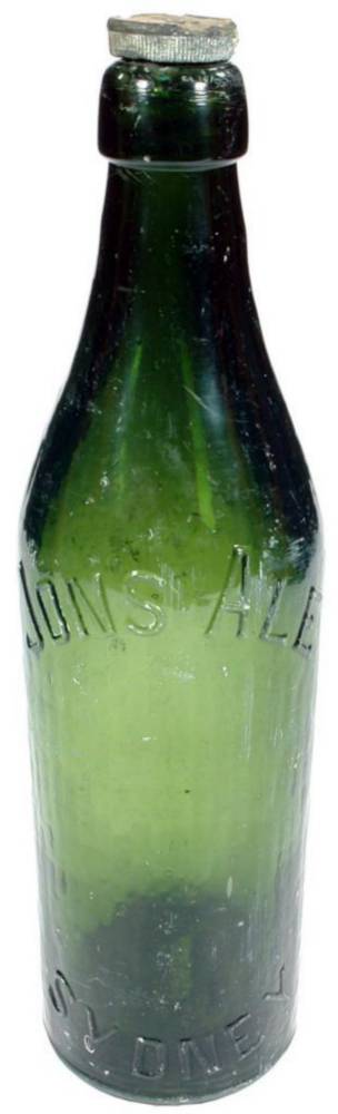 Jons Ale Sydney Green Internal Thread Bottle