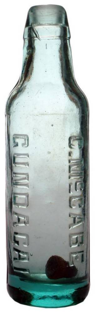 McCabe Gundagai Lamont Patent Bottle