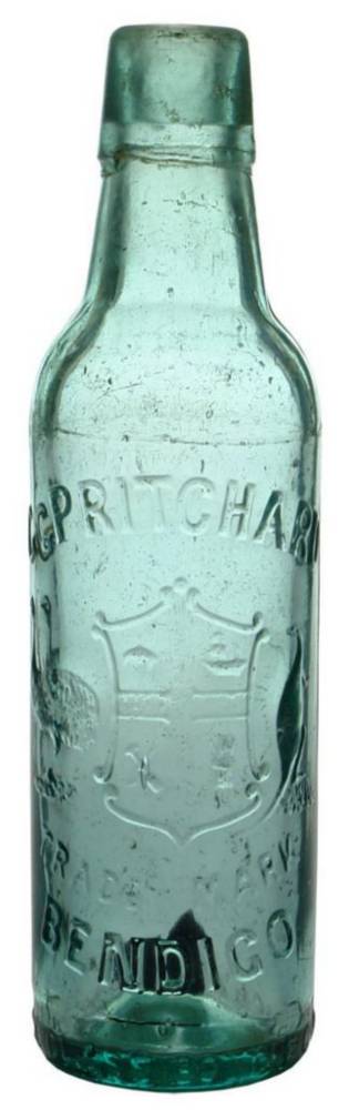 Pritchard Bendigo Lamont Patent Bottle