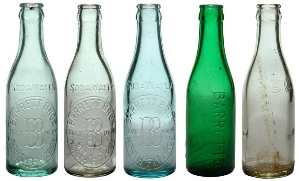 Collection Barrett North Fitzroy Crown Seal Bottles