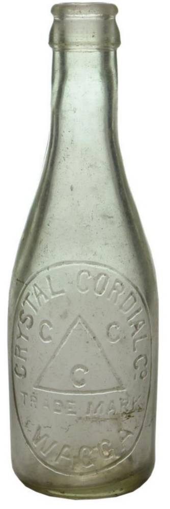 Crystal Cordial Wagga Crown Seal Bottle