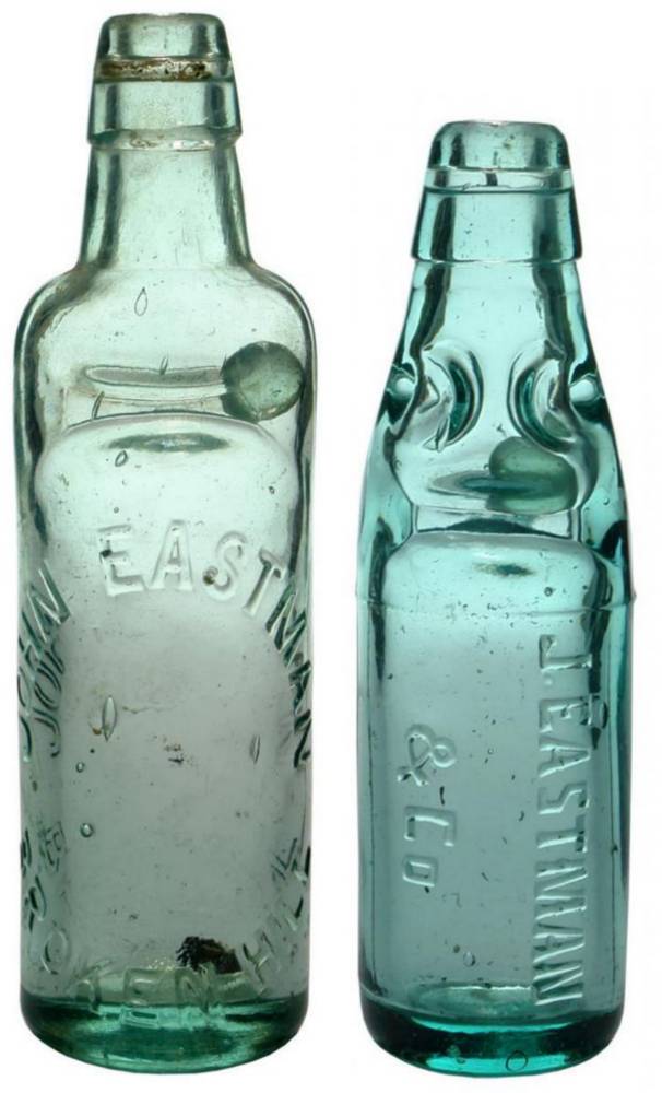 Eastman Broken Hill Codd Marble Bottles