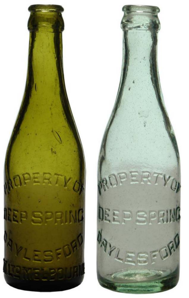 Deep Spring Daylesford Crown Seal Bottles