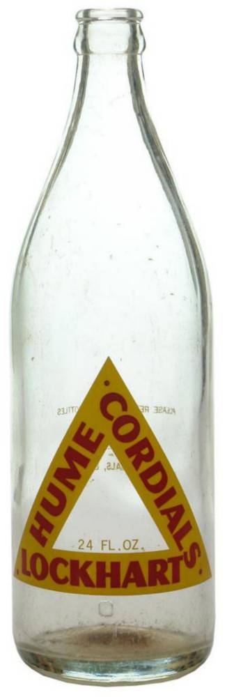Hume Cordials Lockhart Crown Seal Soft Drink