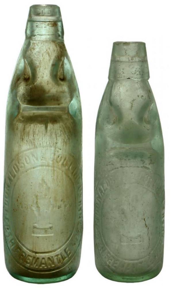 Donaldson Collins Perth Codd Marble Bottles