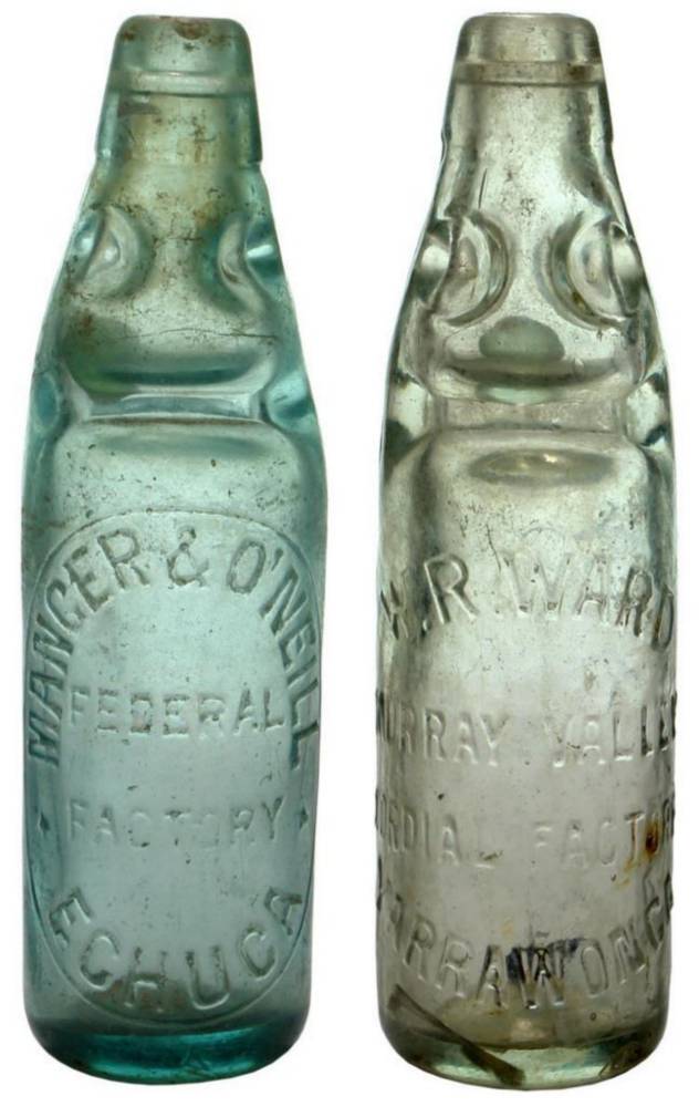 Victorian Codd Marble Bottles