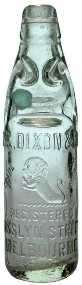 Dixon Melbourne Lion Codd Marble Bottle