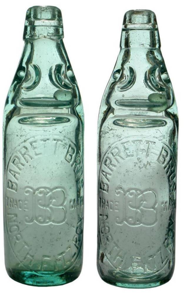 Barrett North Fitzroy Codd Marble Bottles