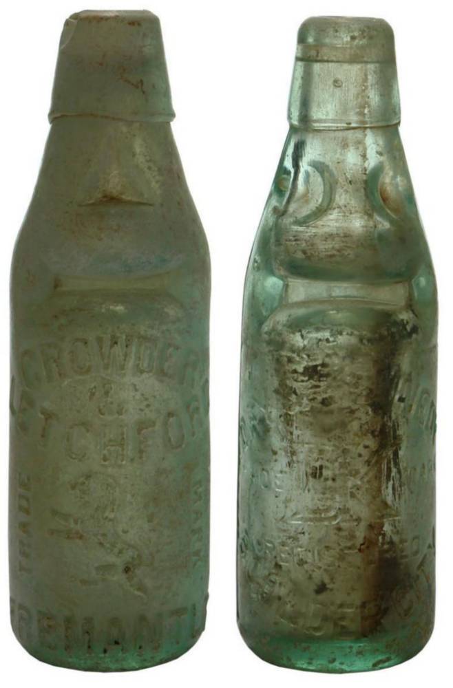 Western Australian Codd Marble Bottles