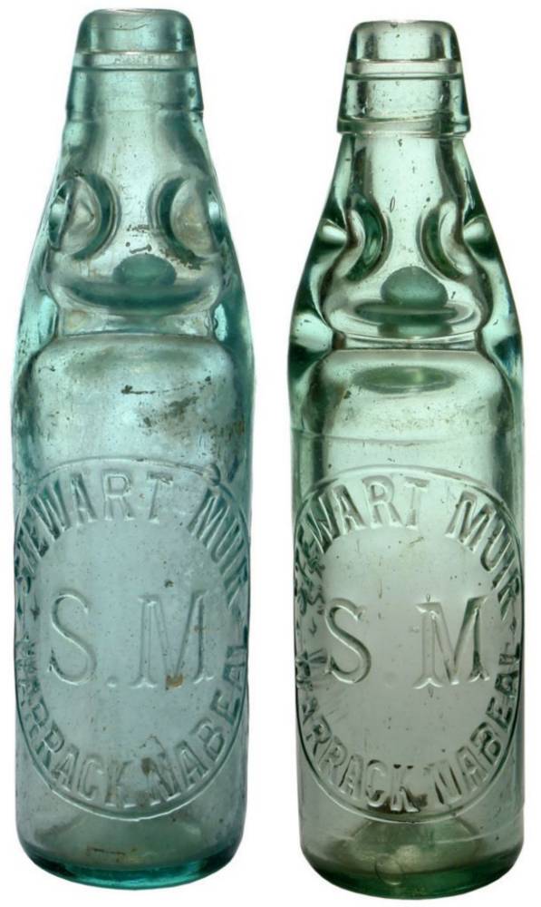 Muir Warracknabeal Codd Marble Bottles