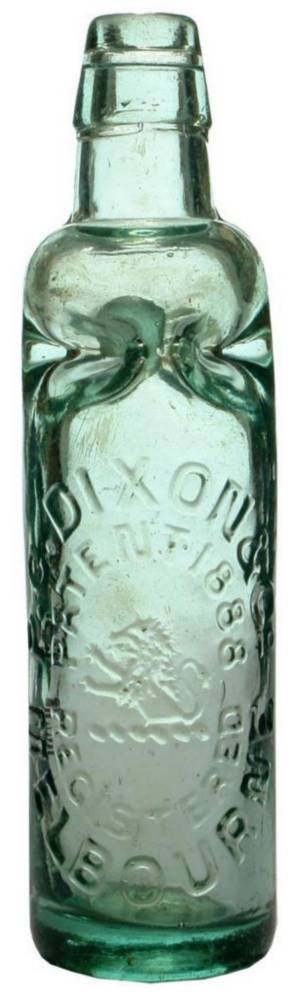 Dixon Melbourne Lion Scotts Patent Bottle