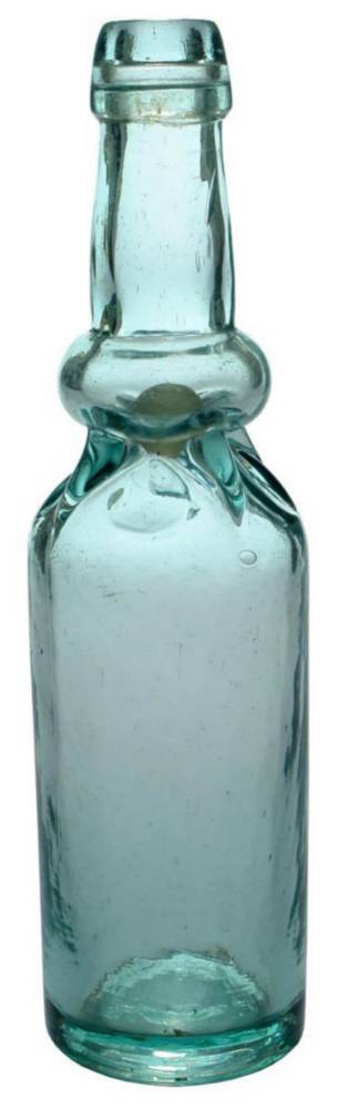 Pinch Necked Patent Codd Marble Bottle