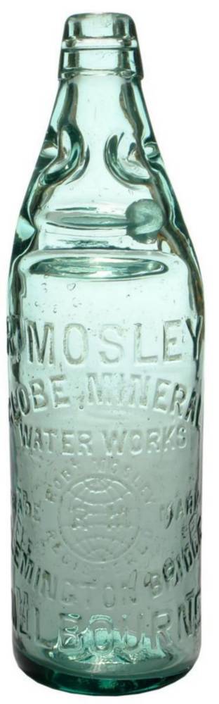 Mosley Globe Mineral Water Works Codd Bottle