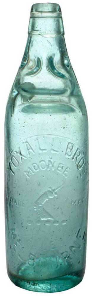 Yoxall Bros Moonee Valley Melbourne Codd Bottle