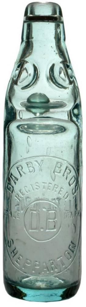 Darby Bros Shepparton Codd Marble Bottle