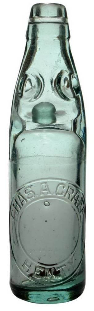Chas Graff Henty Codd Marble Bottle