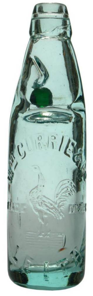 Currie Leith Rooster Codd Marble Bottle