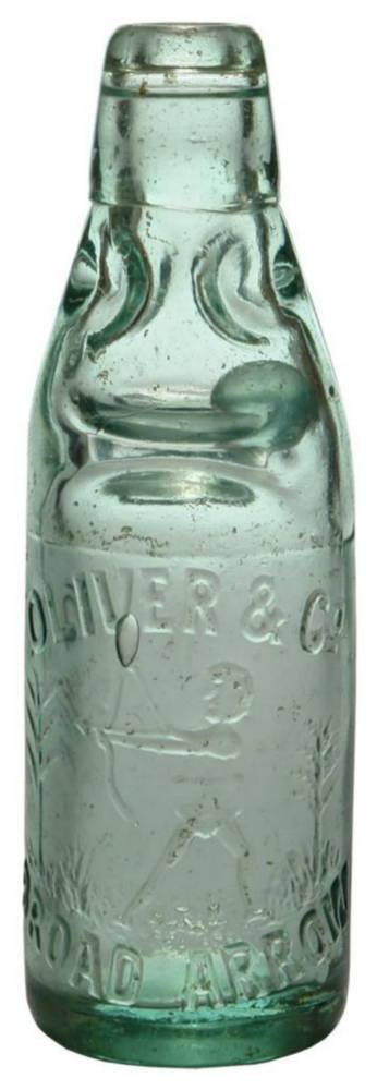 Oliver Broad Arrow Archer Codd Marble Bottle