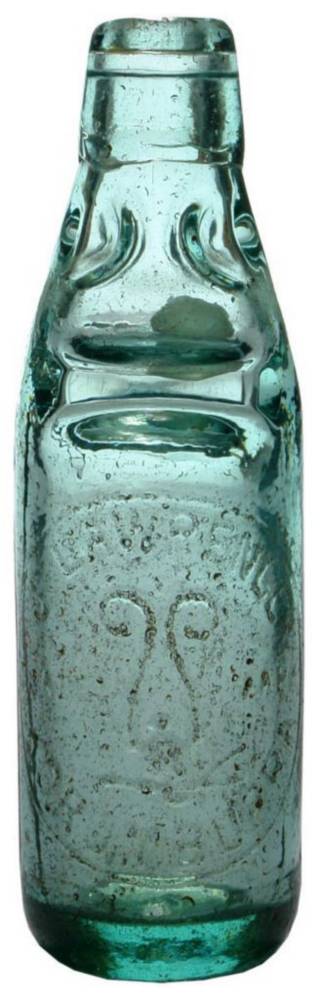 Lawrence Korumburra Lyrebird Codd Marble Bottle