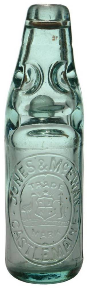 Jones McEwan Castlemaine Codd Marble Bottle