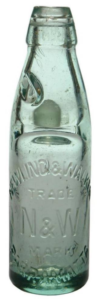 Newling Walker Parramatta Codd Marble Bottle