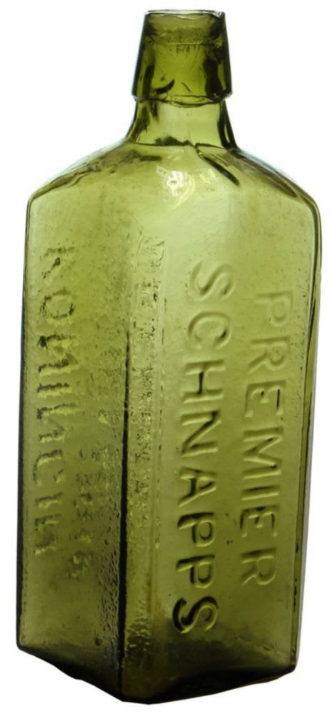 Premier Schnapps Koninsin Wilhelmina Branderij Antique Bottle