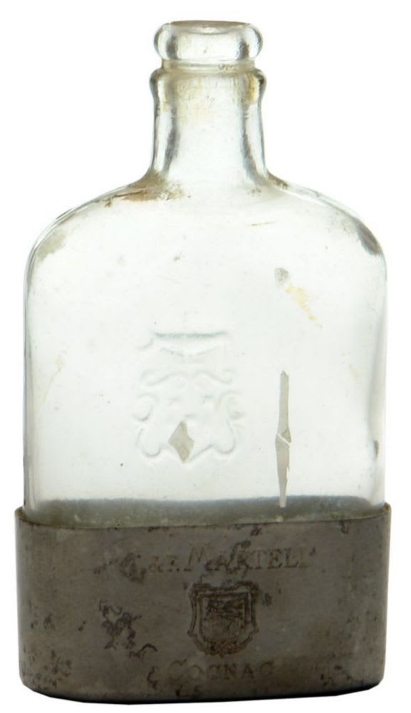 Martell Cognac Botlte Flask