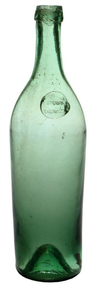 Vieux Cognac Sealed Antique Bottle