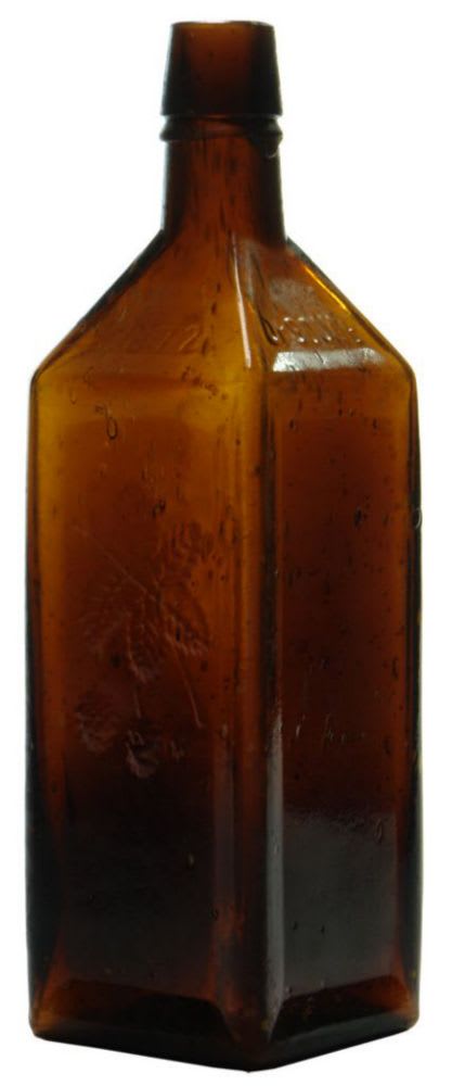 Soule Hop Bitters 1872 Antique Bottle