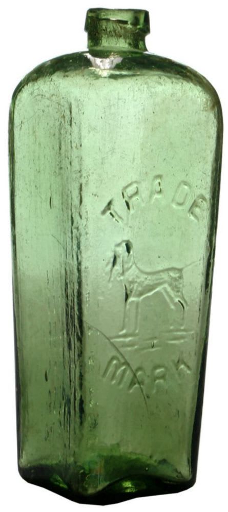 Peters Dog Antique Gin Geneva Bottle