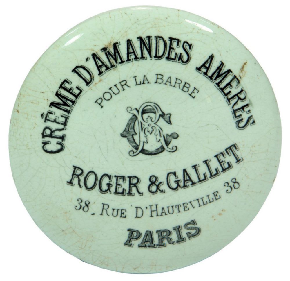 Roger Gallet Paris Creme D'Amandes Pot Lid