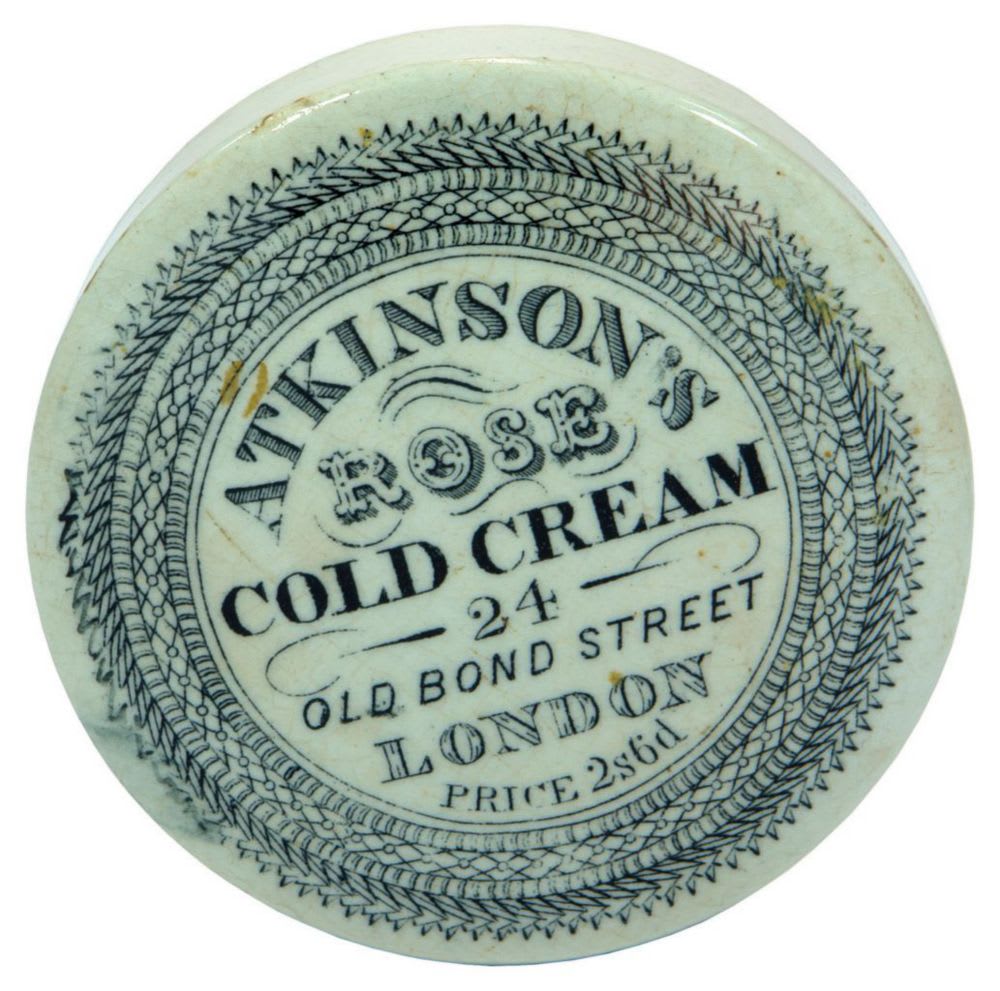 Atkinson's Rose Cold Cream Pot Lid