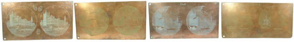 Copper Plates Prattware Pot Lid Transfers