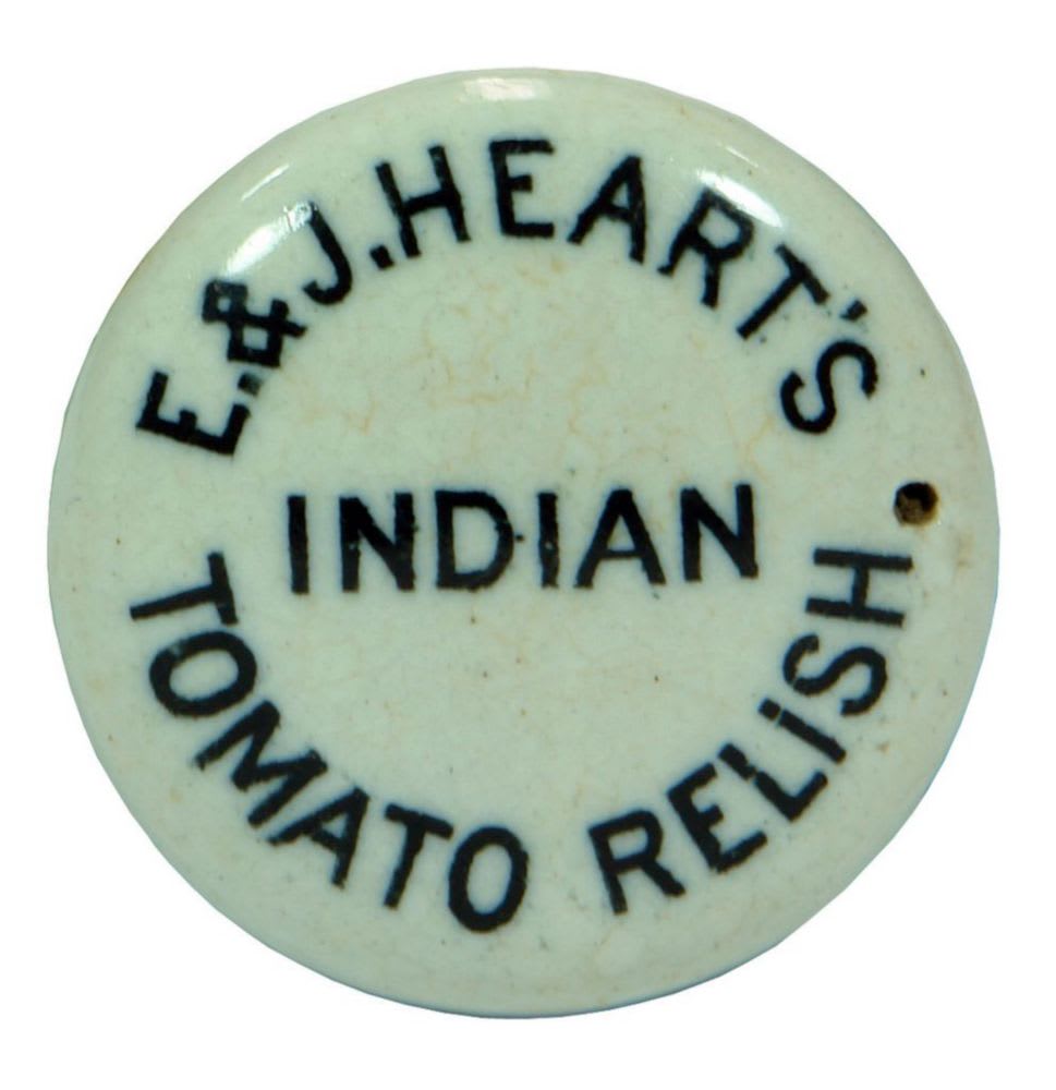 Heart's Indian Tomato Relish Ceramic Cap