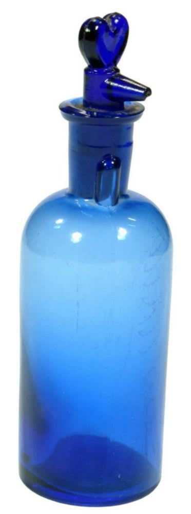Ether Dropper Cobalt Blue Bottle