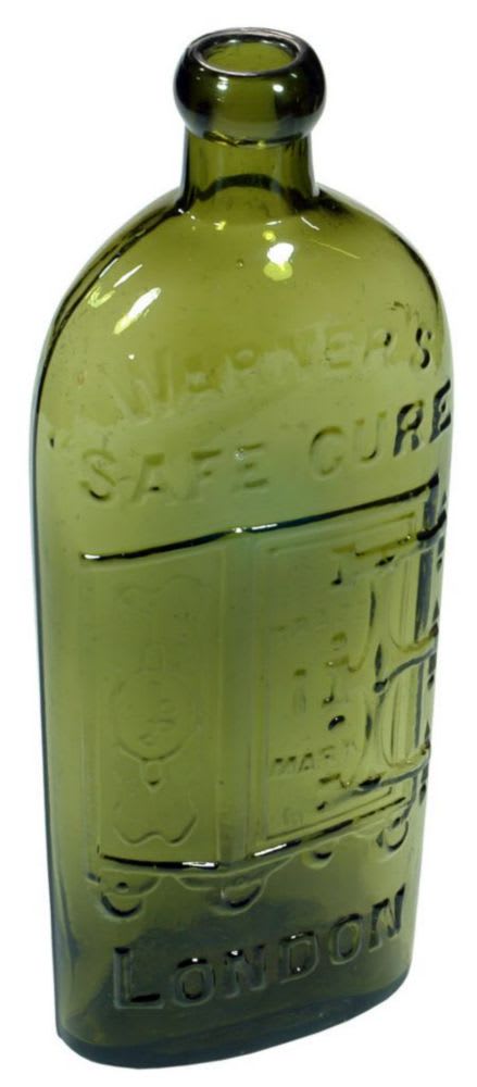 Warners Safe Cure London Quack Medicine Bottle